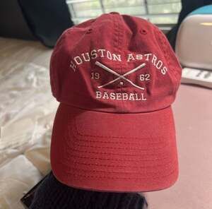 Legacy Athletic Houston Astros Established 1962 Cross Bats Maroon Strapback Hat